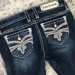 Rock Revival size 29 mid rise straight jeans